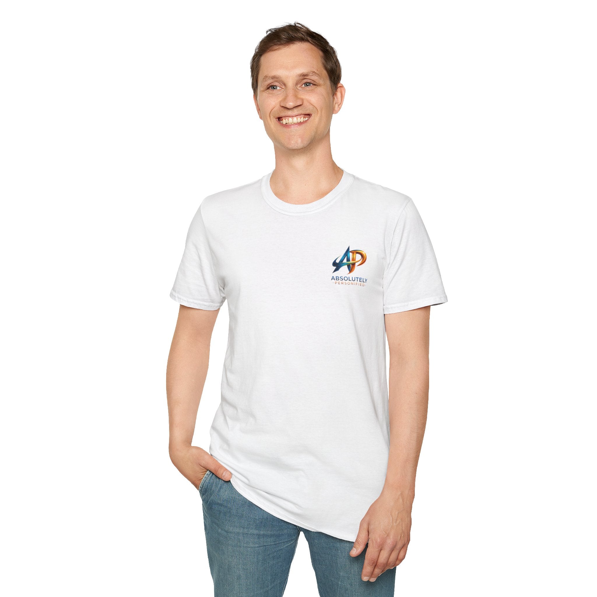 Printify Absolute T-Shirt featuring a comfortable cotton fabric and a classic fit, displayed on a plain background.