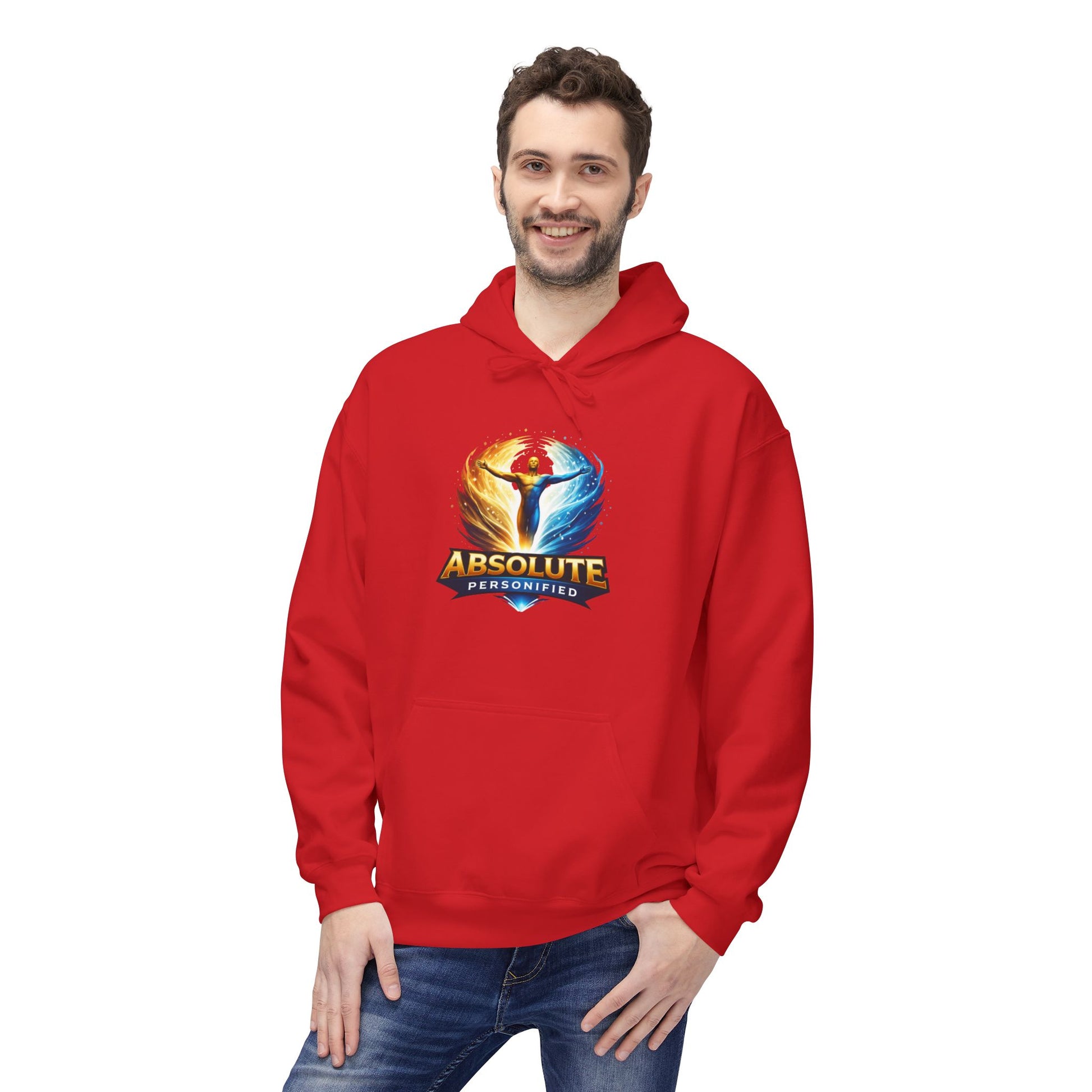 Printify oversized essential hoodie in soft fabric, featuring a relaxed fit and classic hoodie design with front pocket.