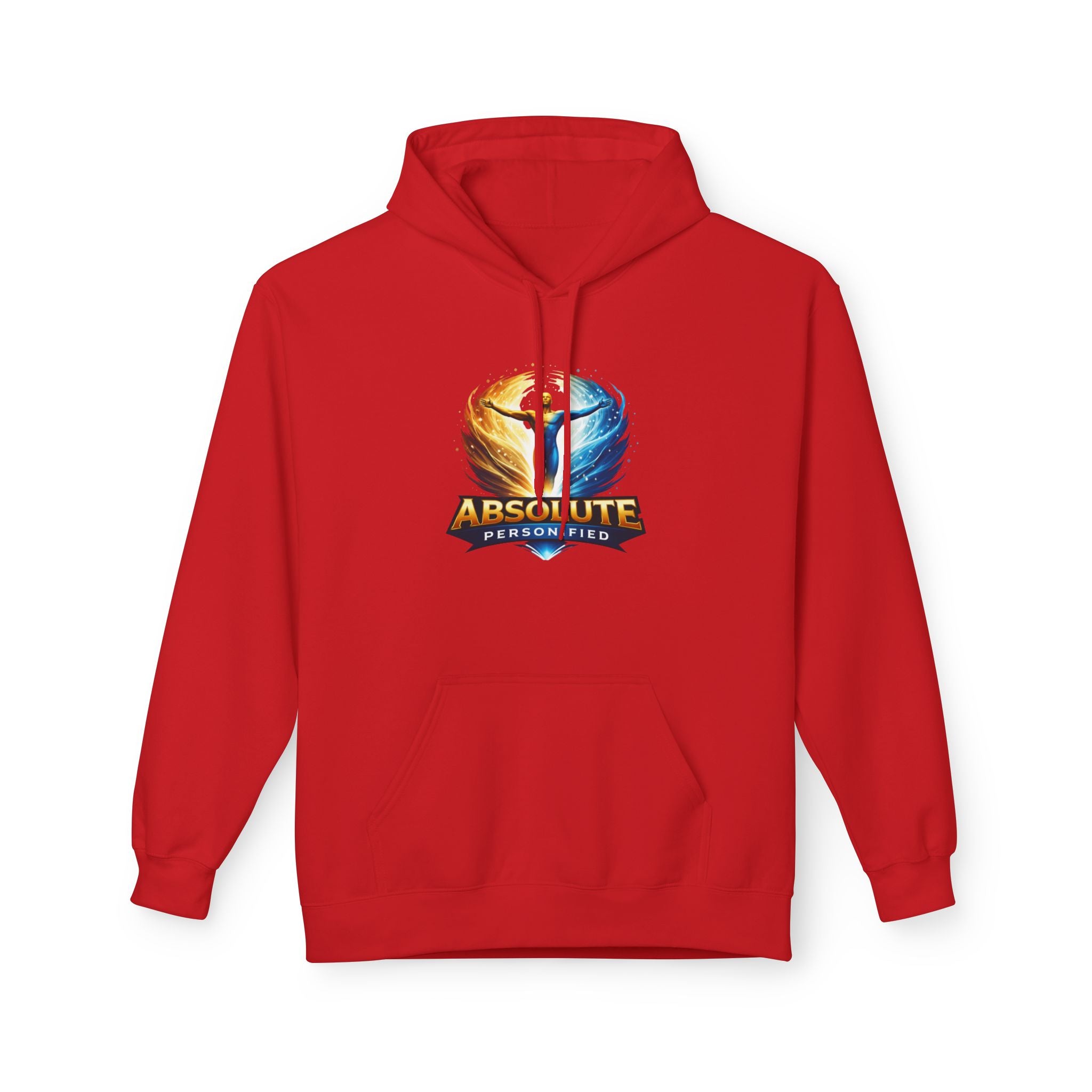 Printify oversized essential hoodie, soft fabric, relaxed fit, in a neutral color, displayed flat on a white background.