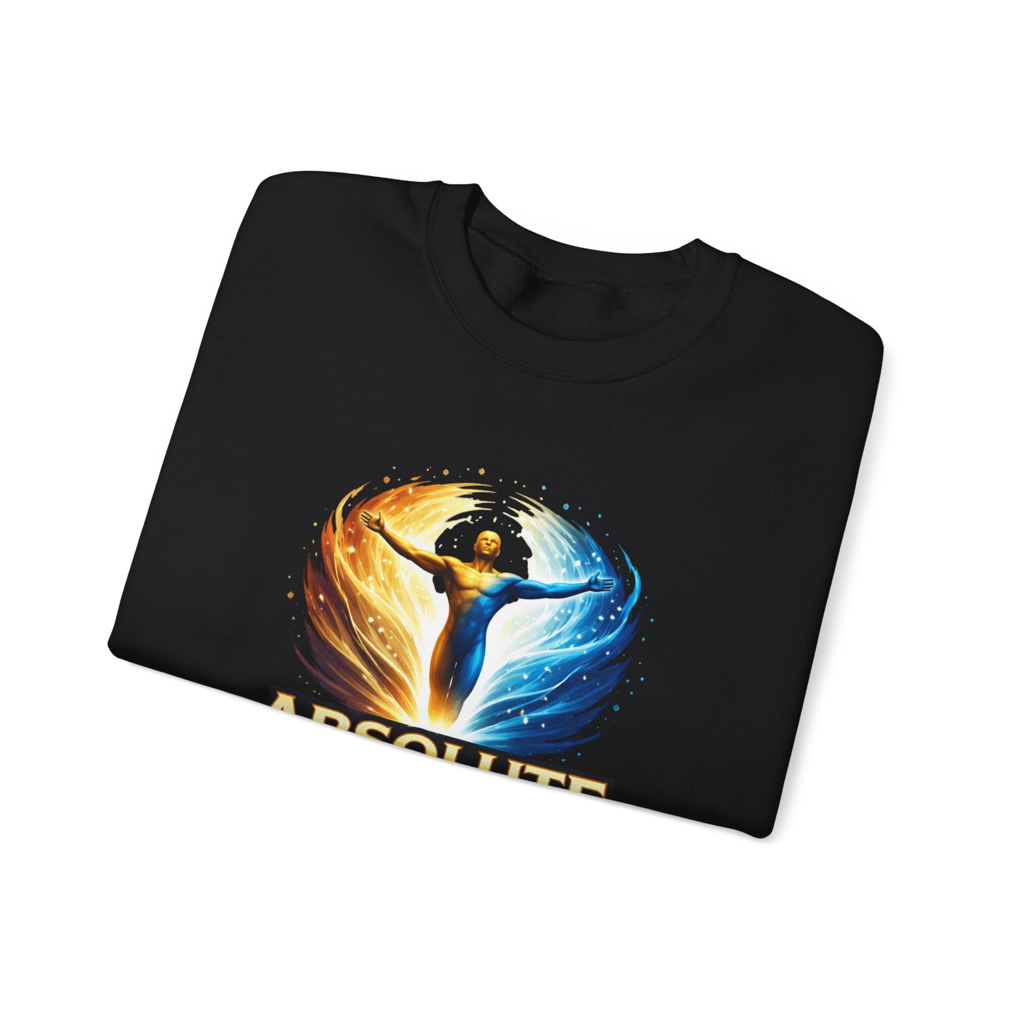 Printify Absolute Personified crewneck sweatshirt with a colorful graphic design on the front, made of soft, comfortable fabric.