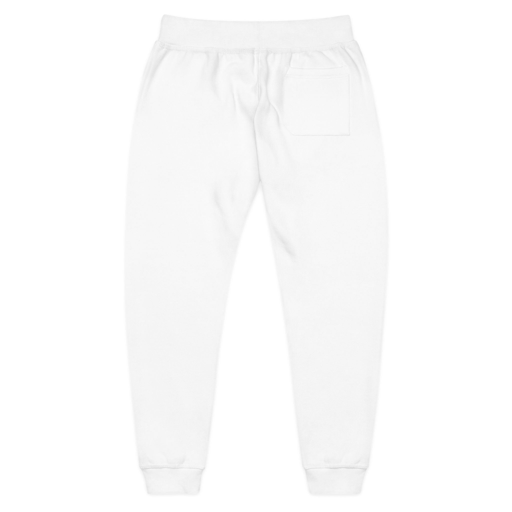 Embroidered black sweatpants with scripted "Absolute Personified" design, casual trousers from Printify, relaxed fit and comfortable style.