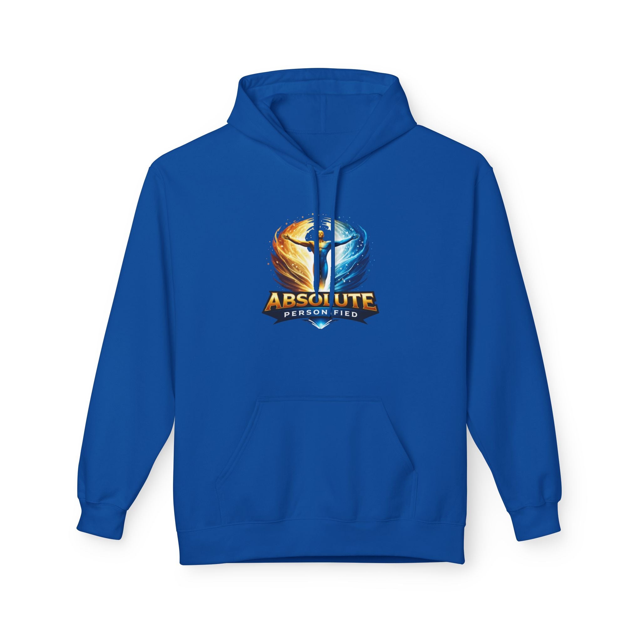 Printify oversized essential hoodie in soft fabric, shown in a relaxed fit with a hood and long sleeves.