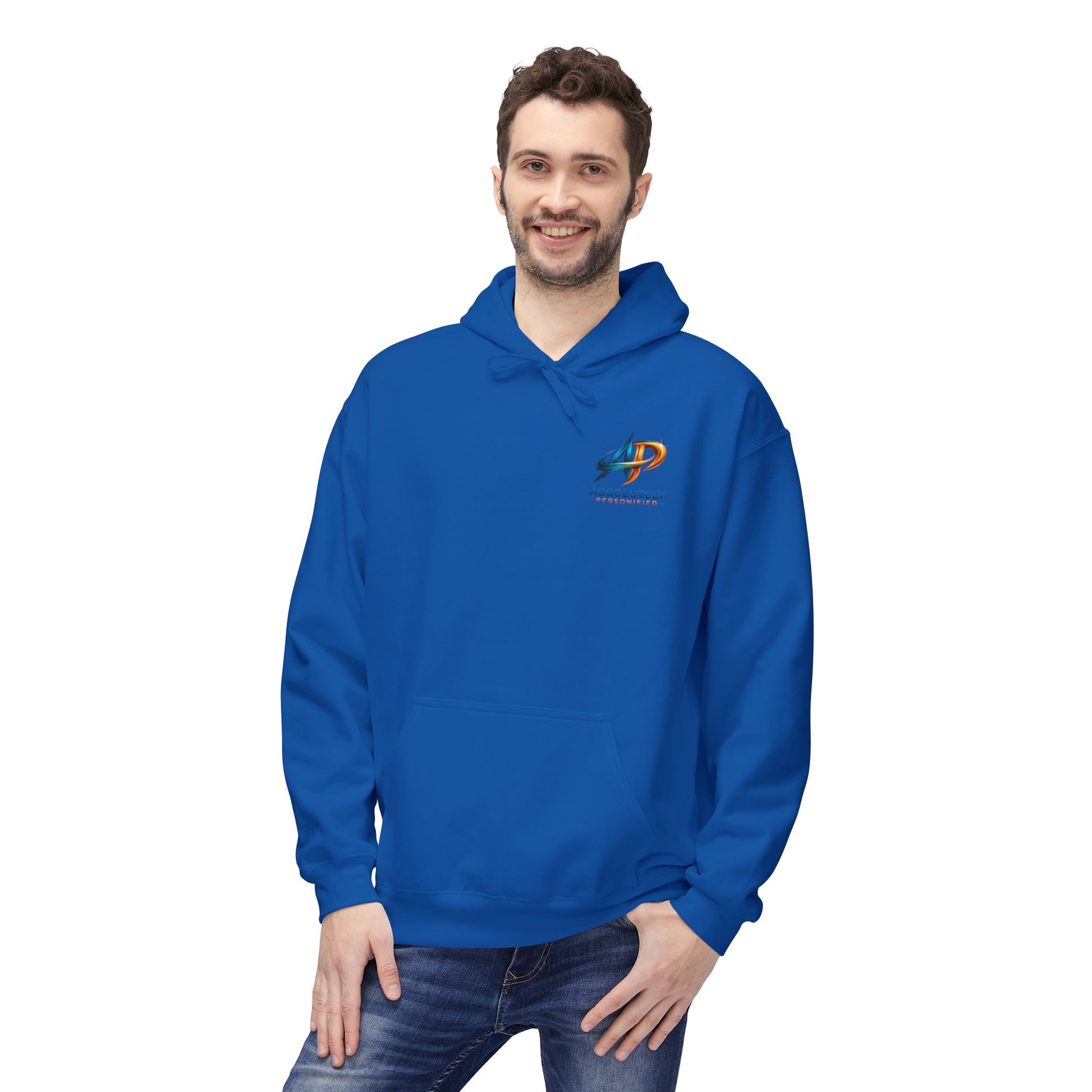 Printify oversized hoodie, cozy and stylish, featuring a soft fabric and relaxed fit, shown in a front view with a casual design.