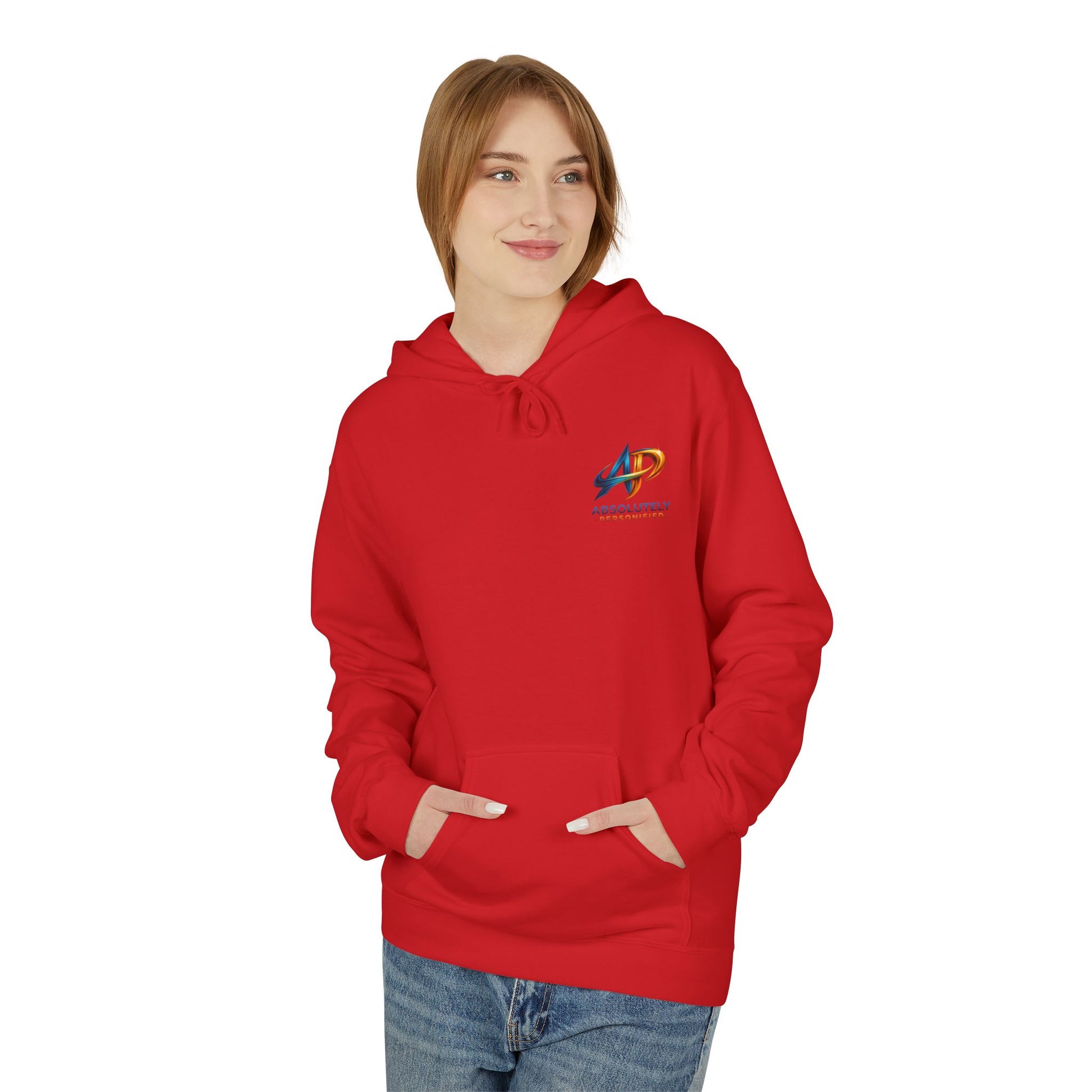 Printify oversized hoodie in soft fabric with a relaxed fit and hood, shown in a casual wear setting.