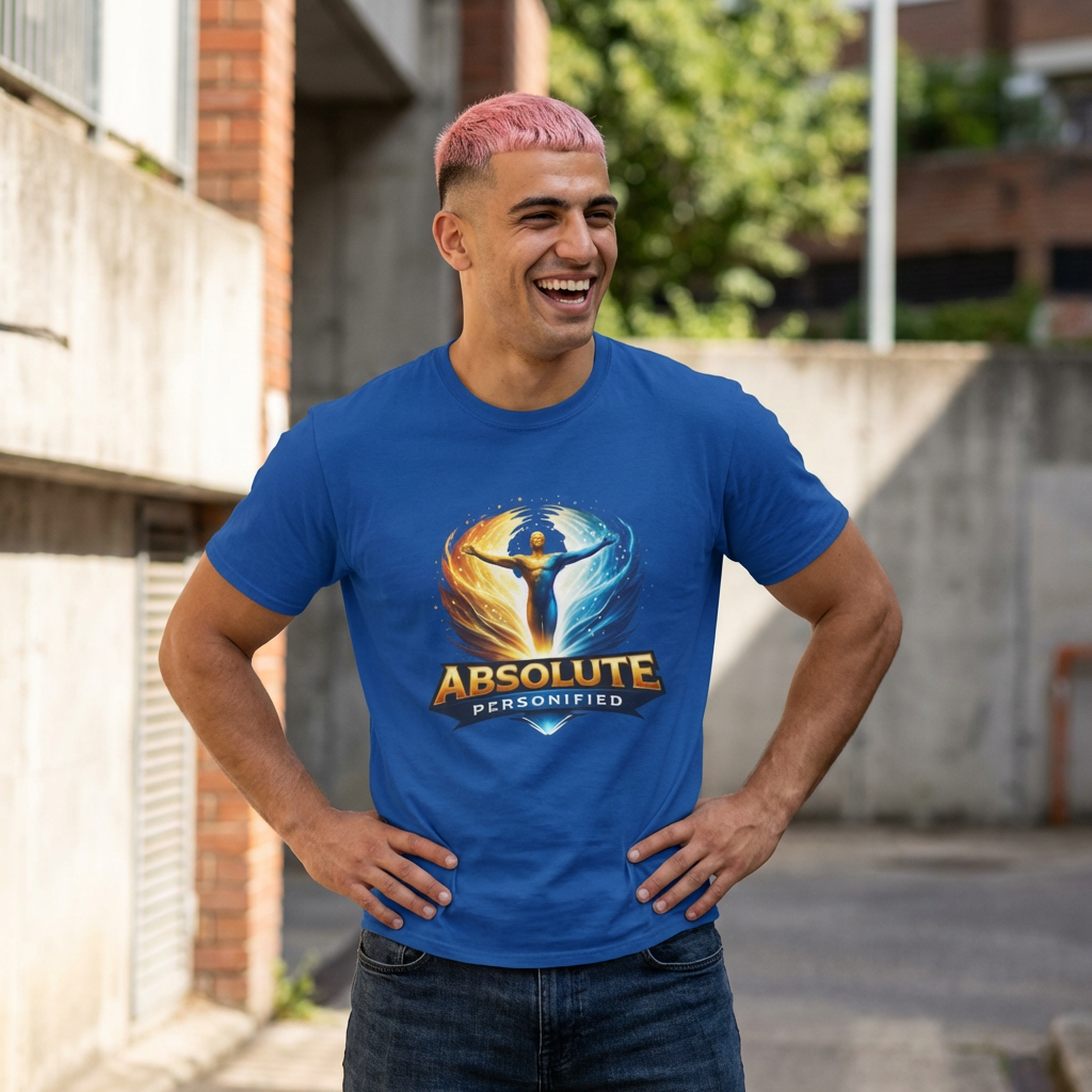 Printify Absolute Personified T-Shirt featuring a stylish graphic design on a comfortable cotton fabric.