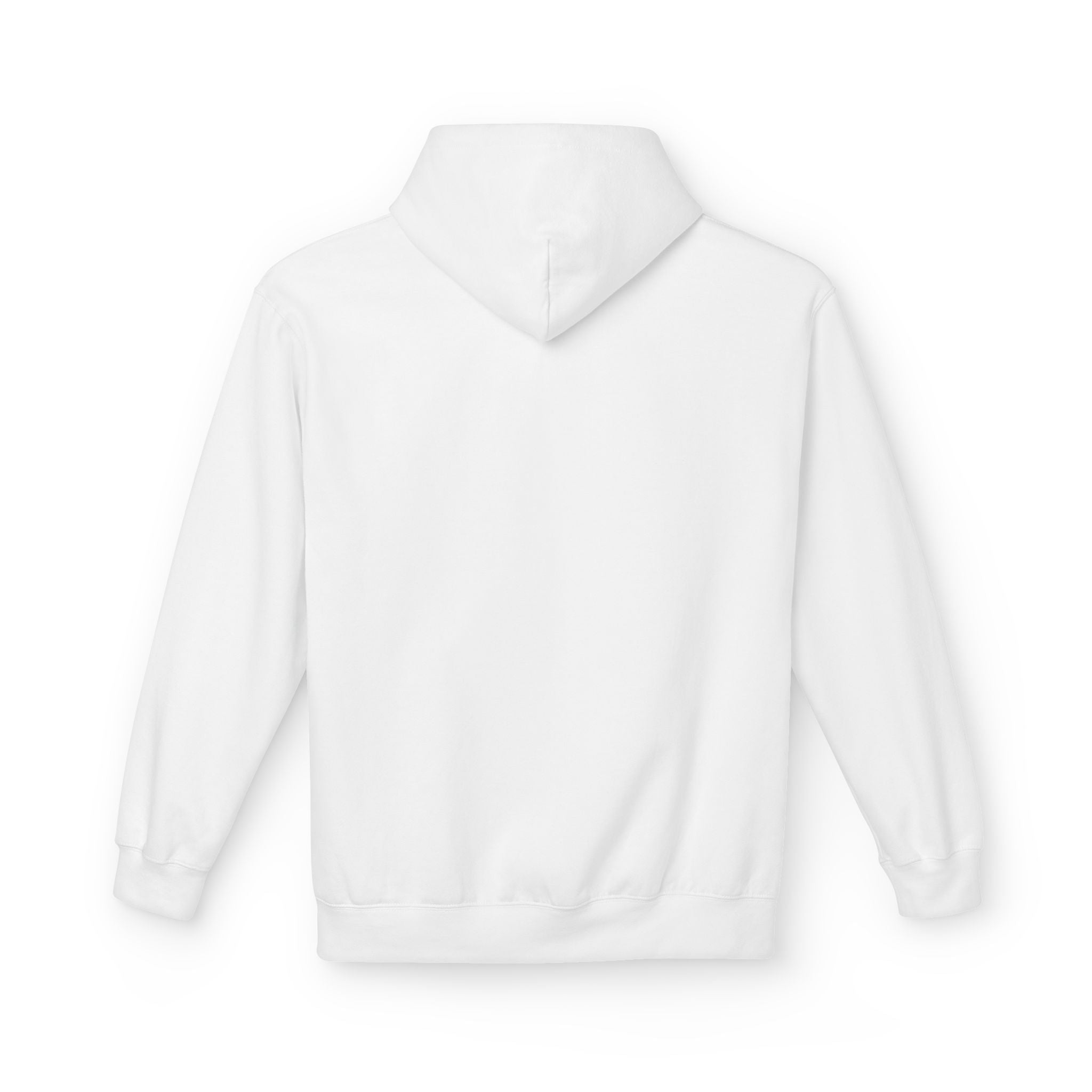 Black scripted 'Absolute Personified' hoodie by Printify featuring bold white text on the front side.