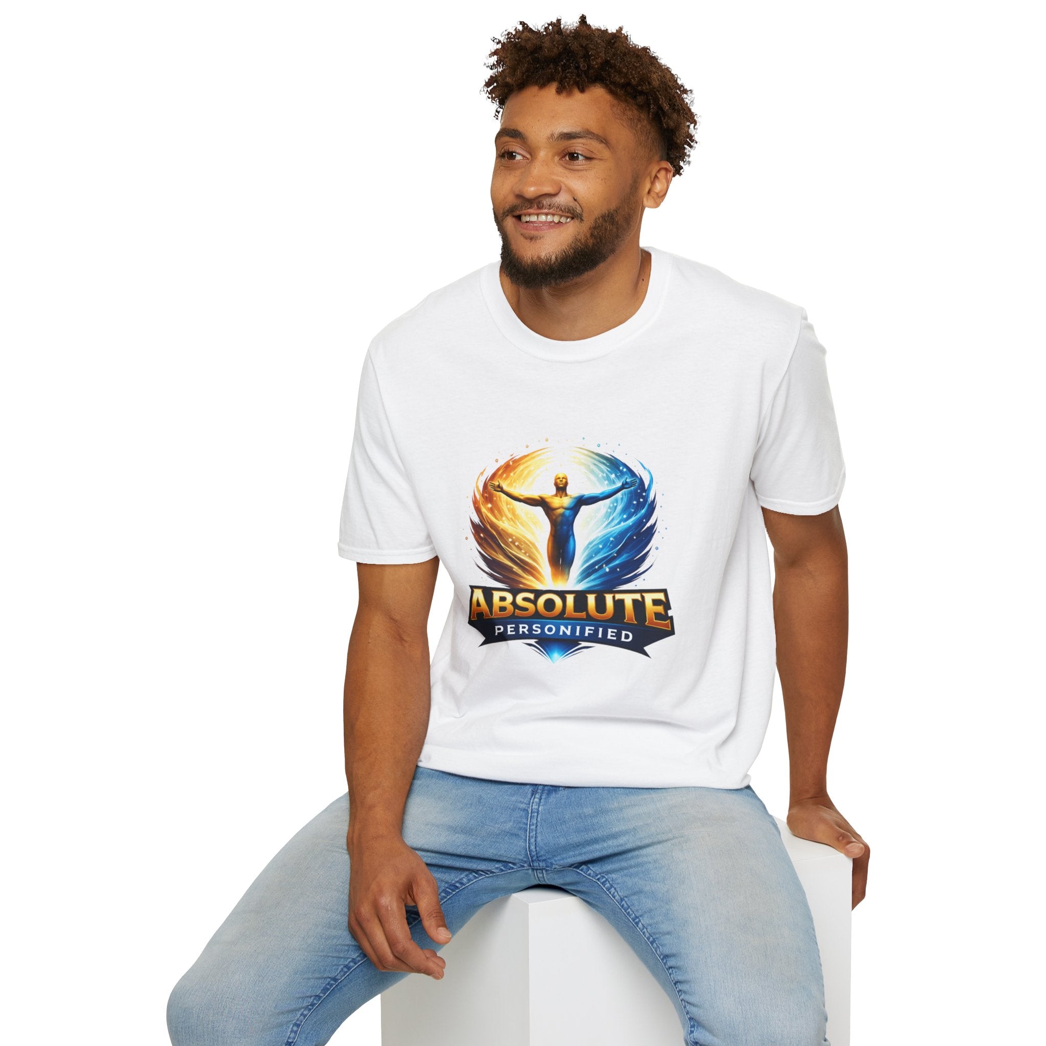 Printify Absolute Personified T-Shirt featuring a stylish graphic design on a casual cotton T-shirt.