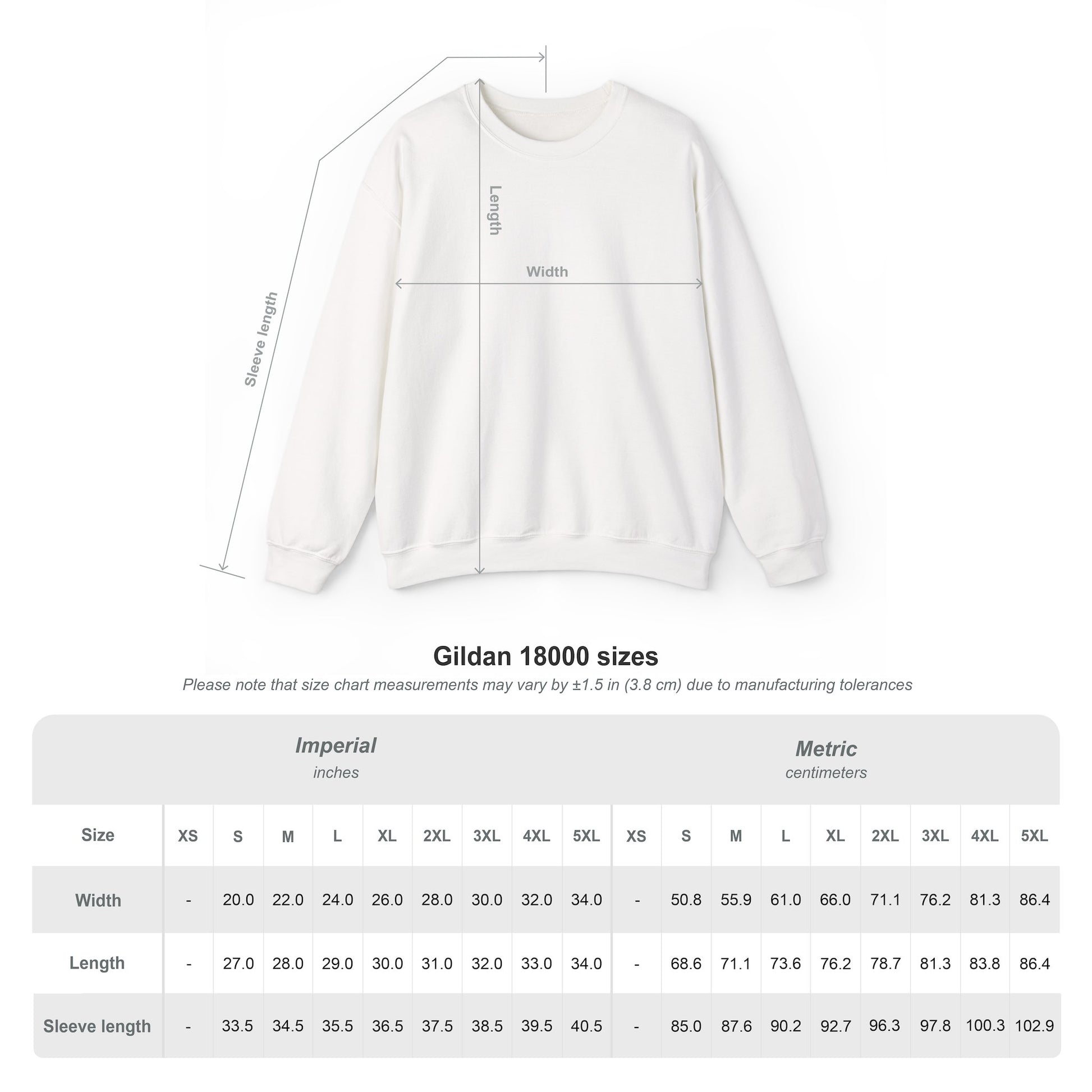 Black sweatshirt from Printify with vertical "Absolute Personified" text design, soft fabric, and casual fit.