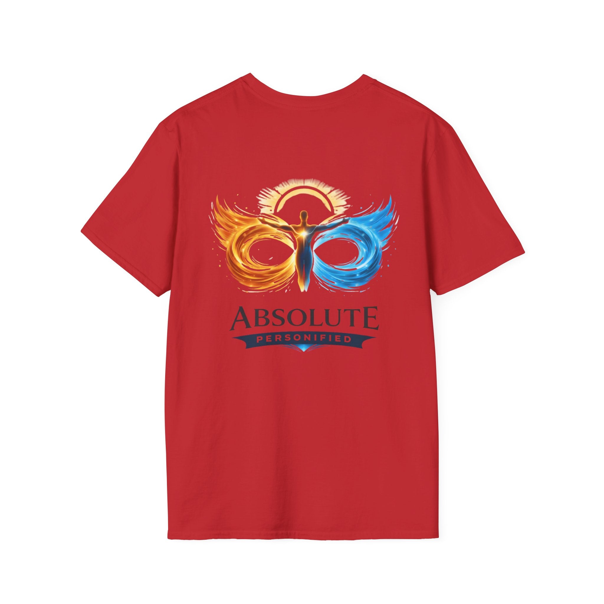 Printify Absolute T-Shirt made of soft fabric, showcasing a casual fit with a printed design on the front.