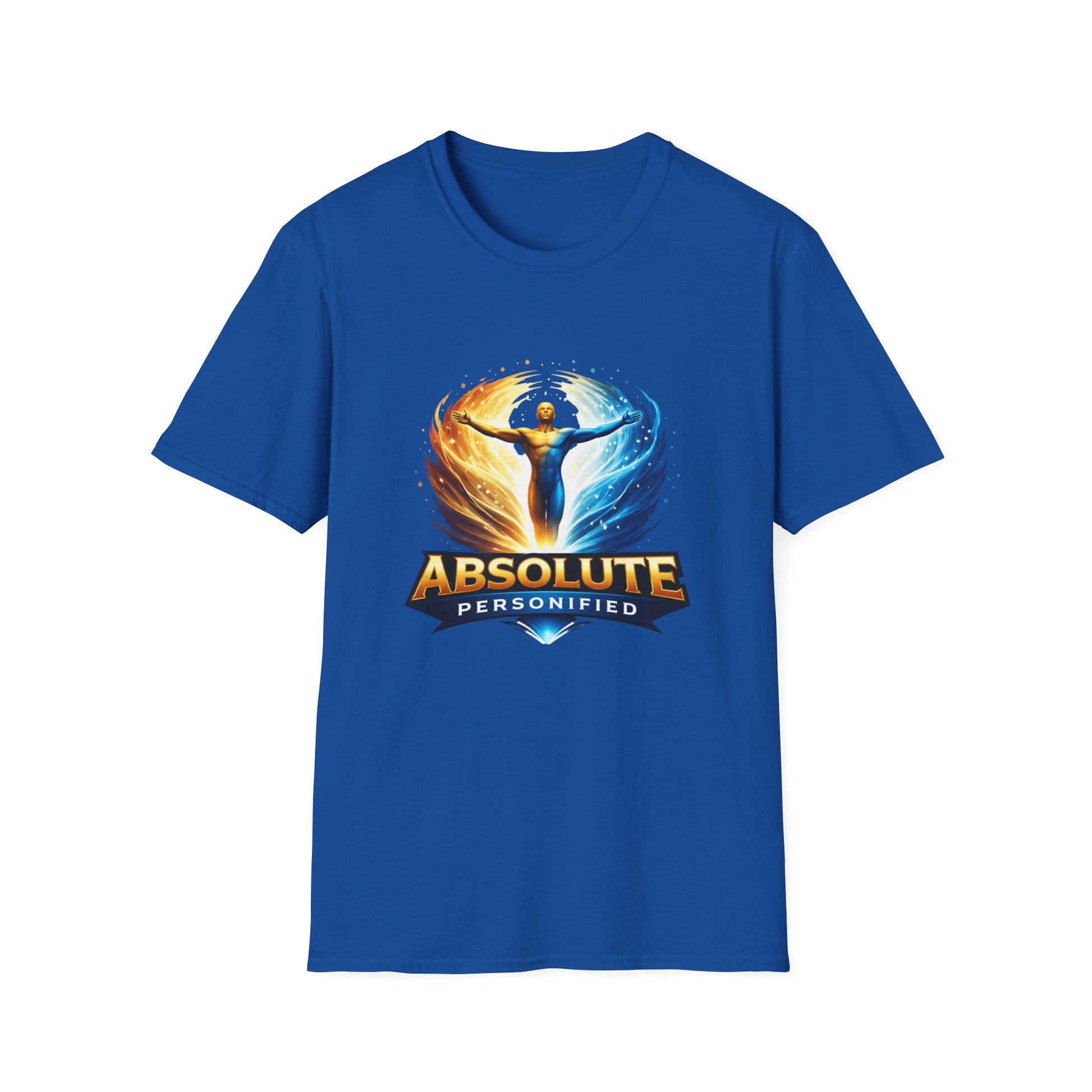 Printify Absolute Personified T-Shirt featuring a graphic design, casual fit, and soft fabric, displayed on a plain background.