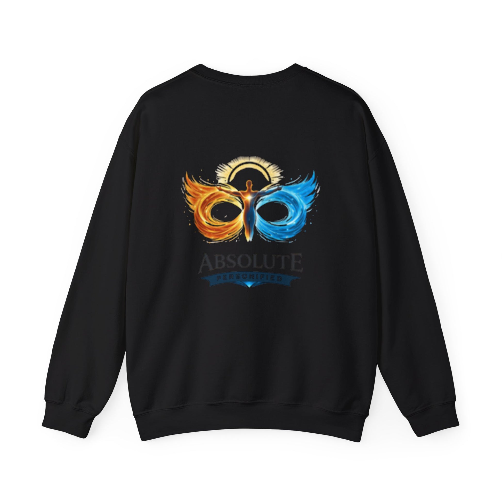 Gray crewneck sweatshirt from Printify with a comfortable fit, shown on a plain background.